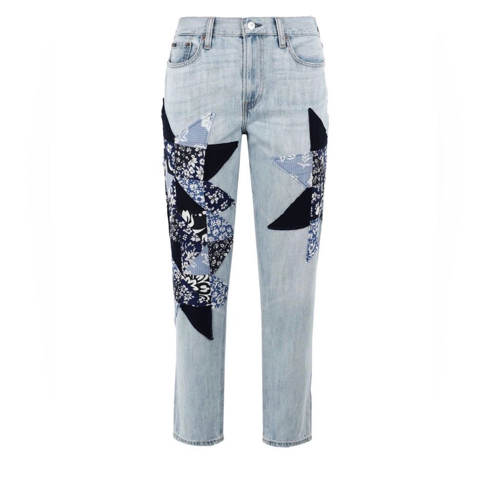 NWT - Polo Ralph Lauren - The Avery Boyfriend Patchwork Jean - Size 29 - Picture 2 of 8